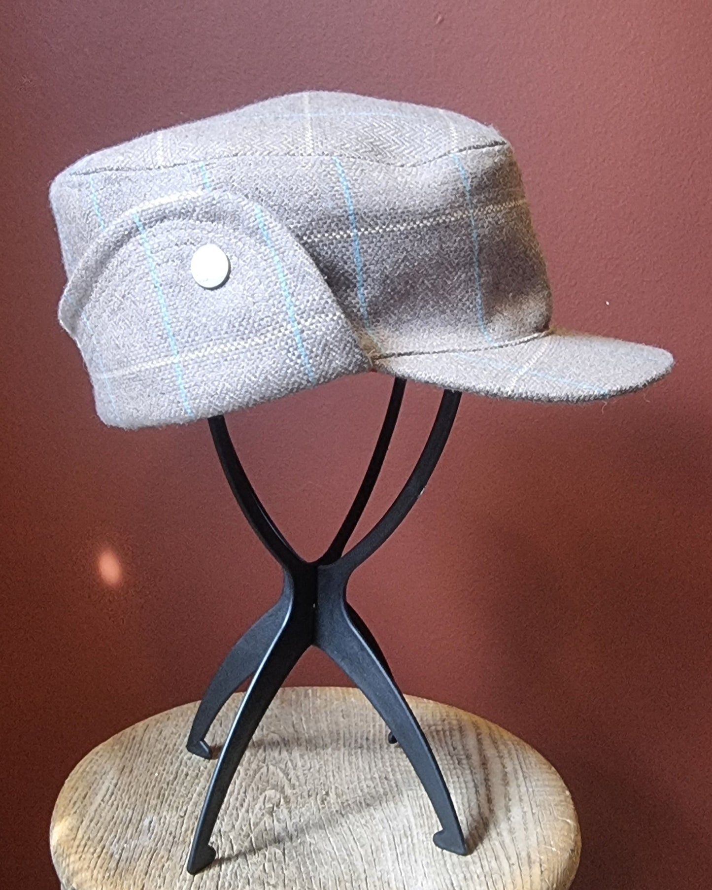 Kangol Tweed Trapper Cap with Ear Flap