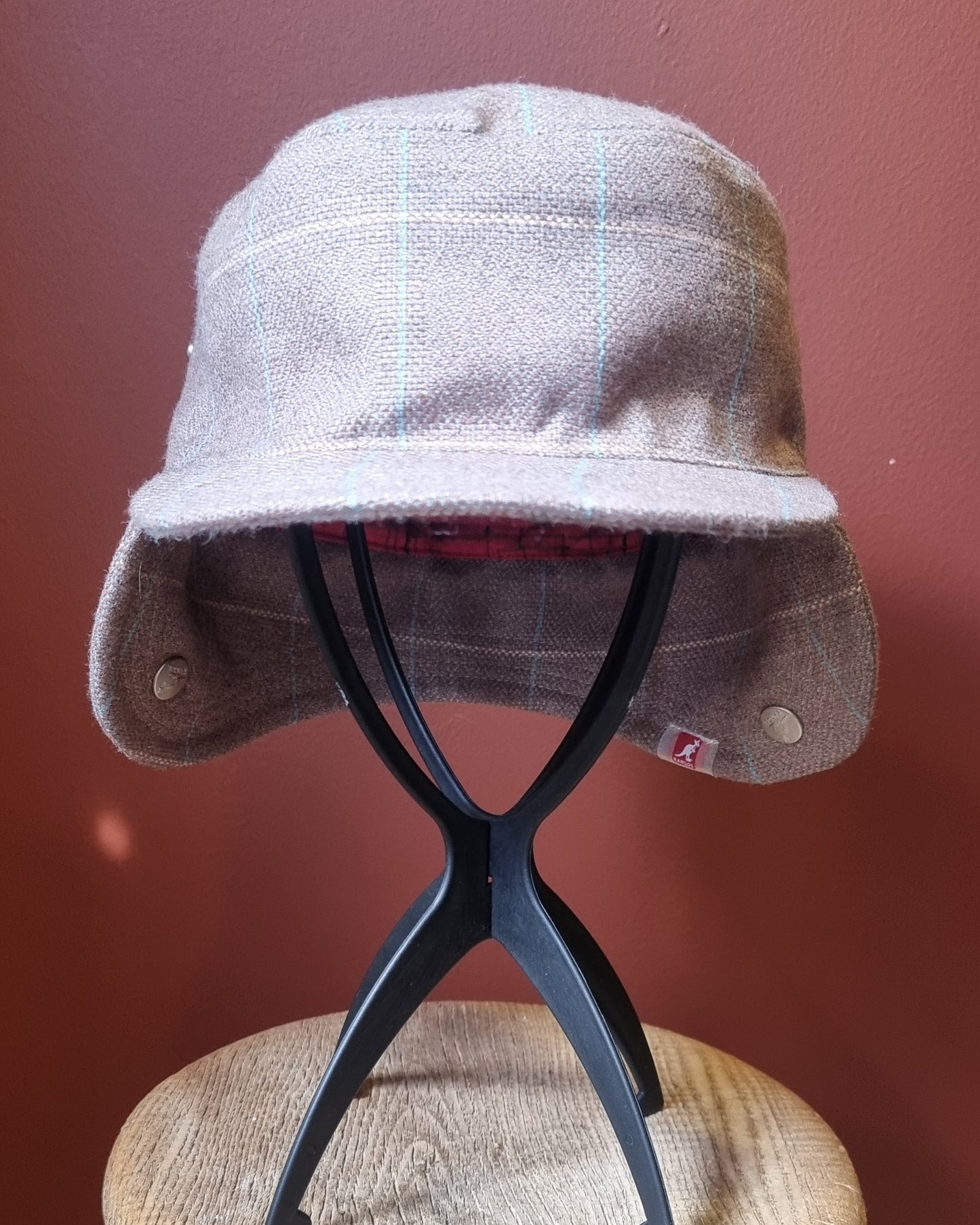 Kangol Tweed Trapper Cap with Ear Flap