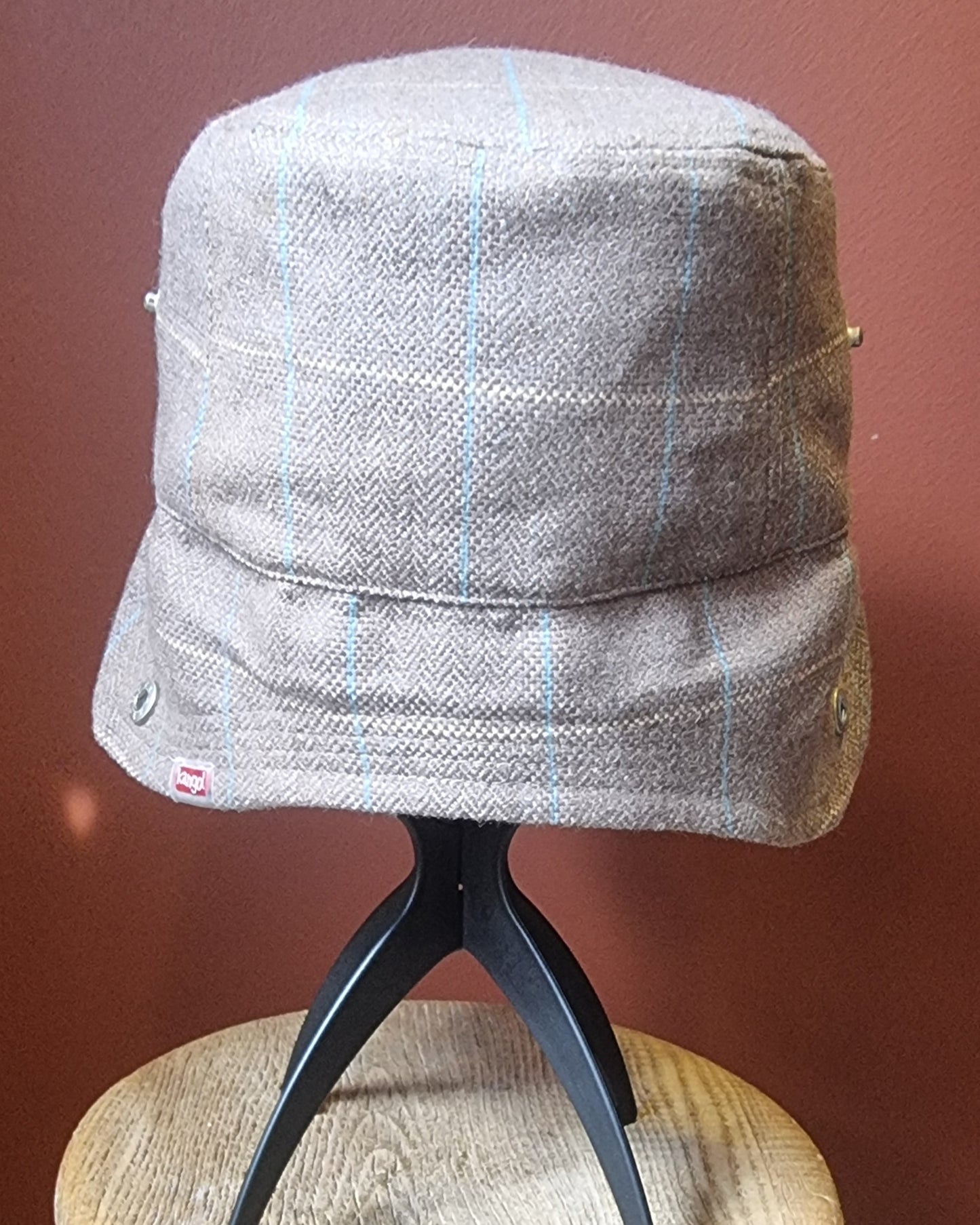 Kangol Tweed Trapper Cap with Ear Flap