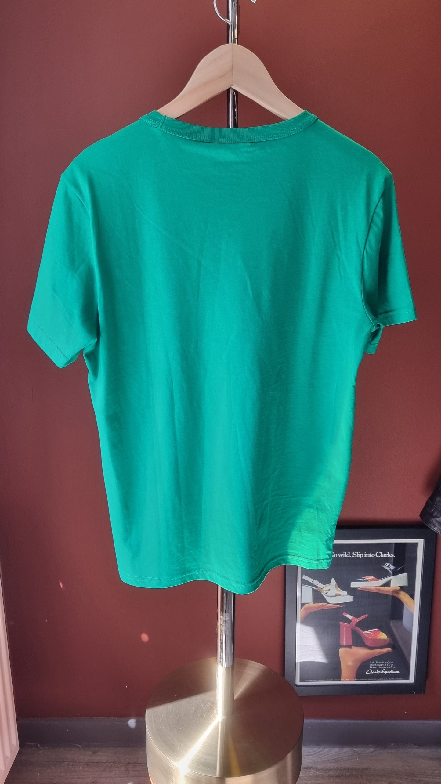 Benetton Green and Blue Tee