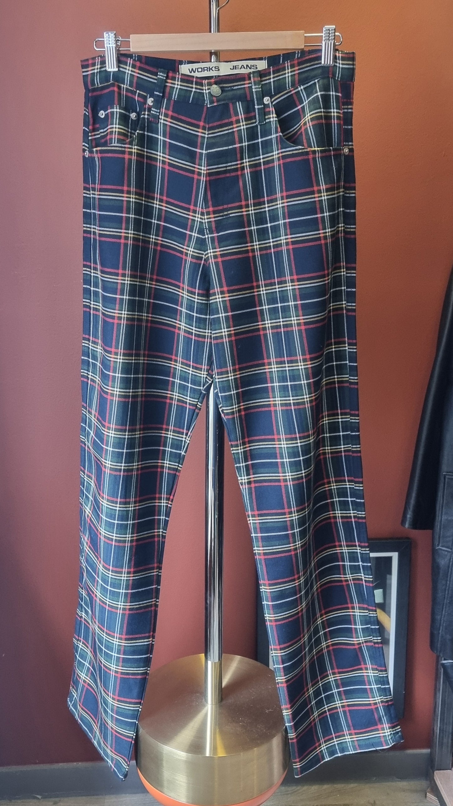 Works Jeans Tartan Trousers