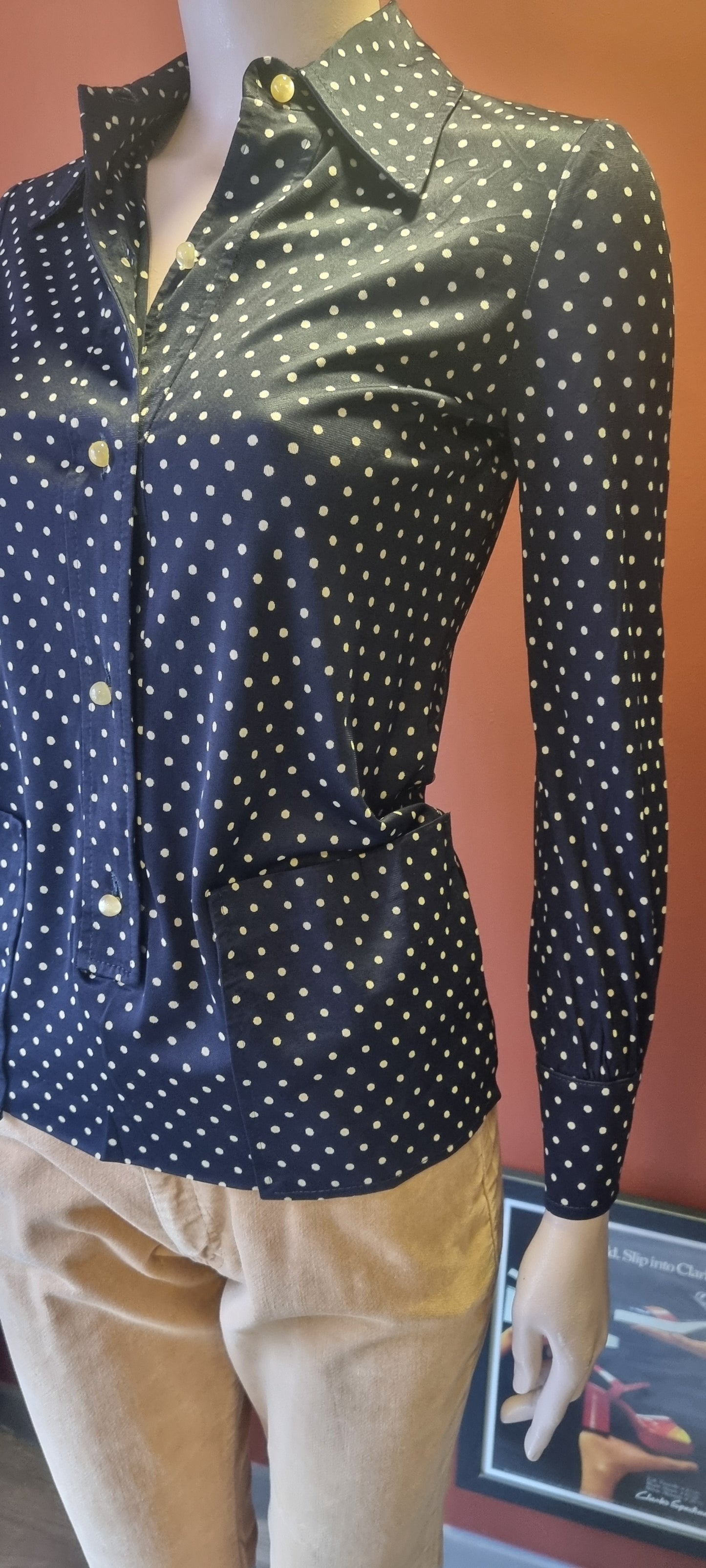 1970's Shacket Blouse