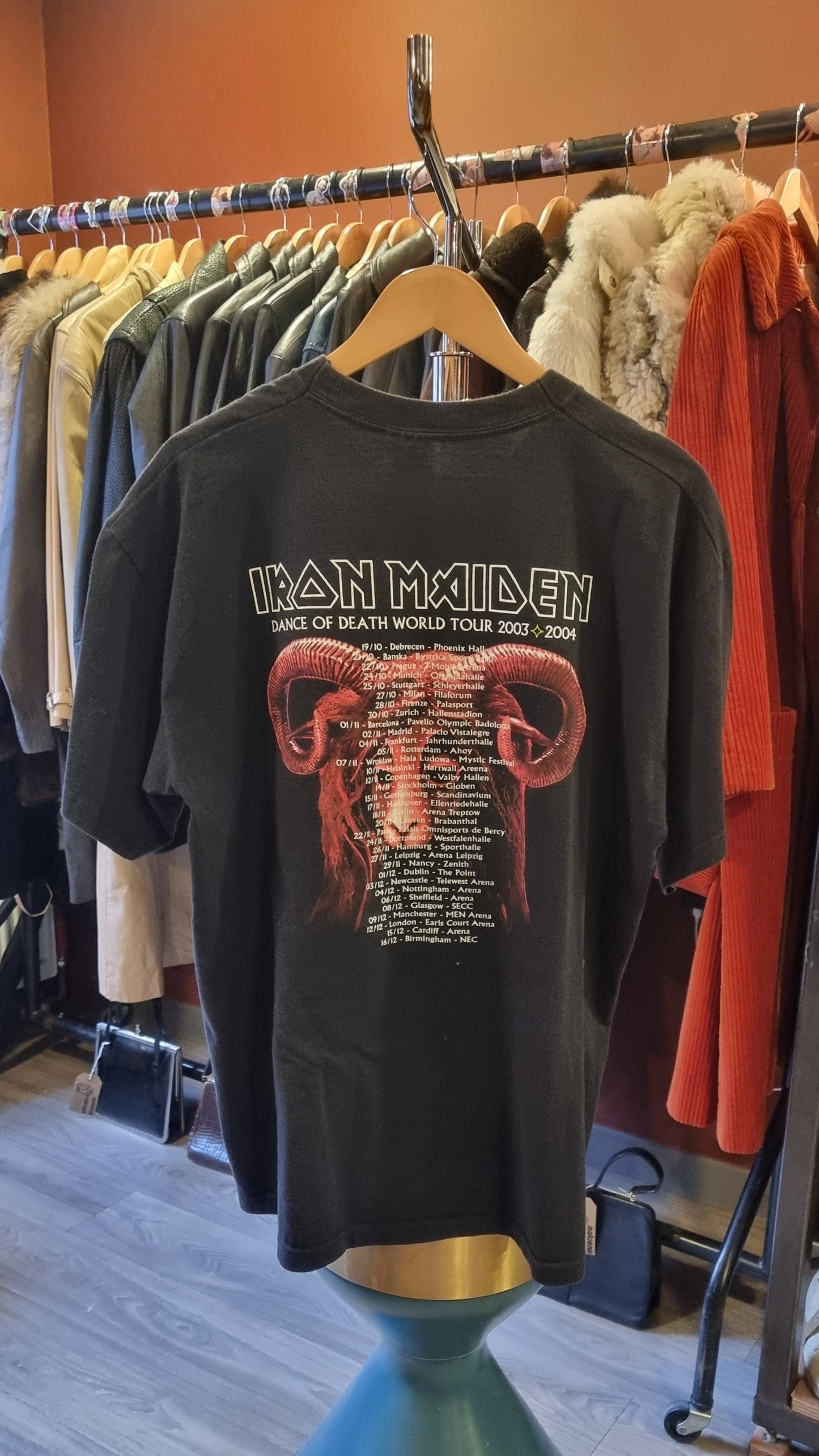 Iron Maiden Dance Of Death World Tour Tee
