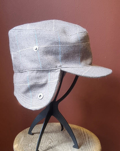 Kangol Tweed Trapper Cap with Ear Flap