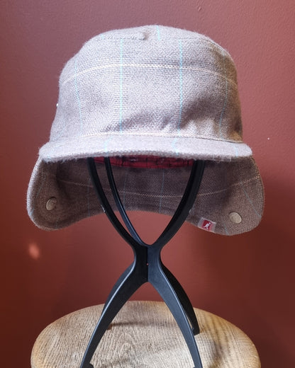 Kangol Tweed Trapper Cap with Ear Flap