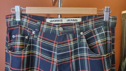 Works Jeans Tartan Trousers