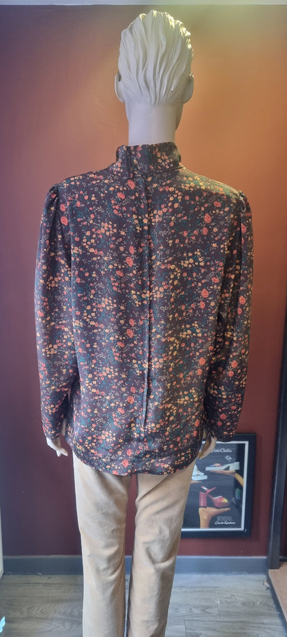 1970's Floral Blouse