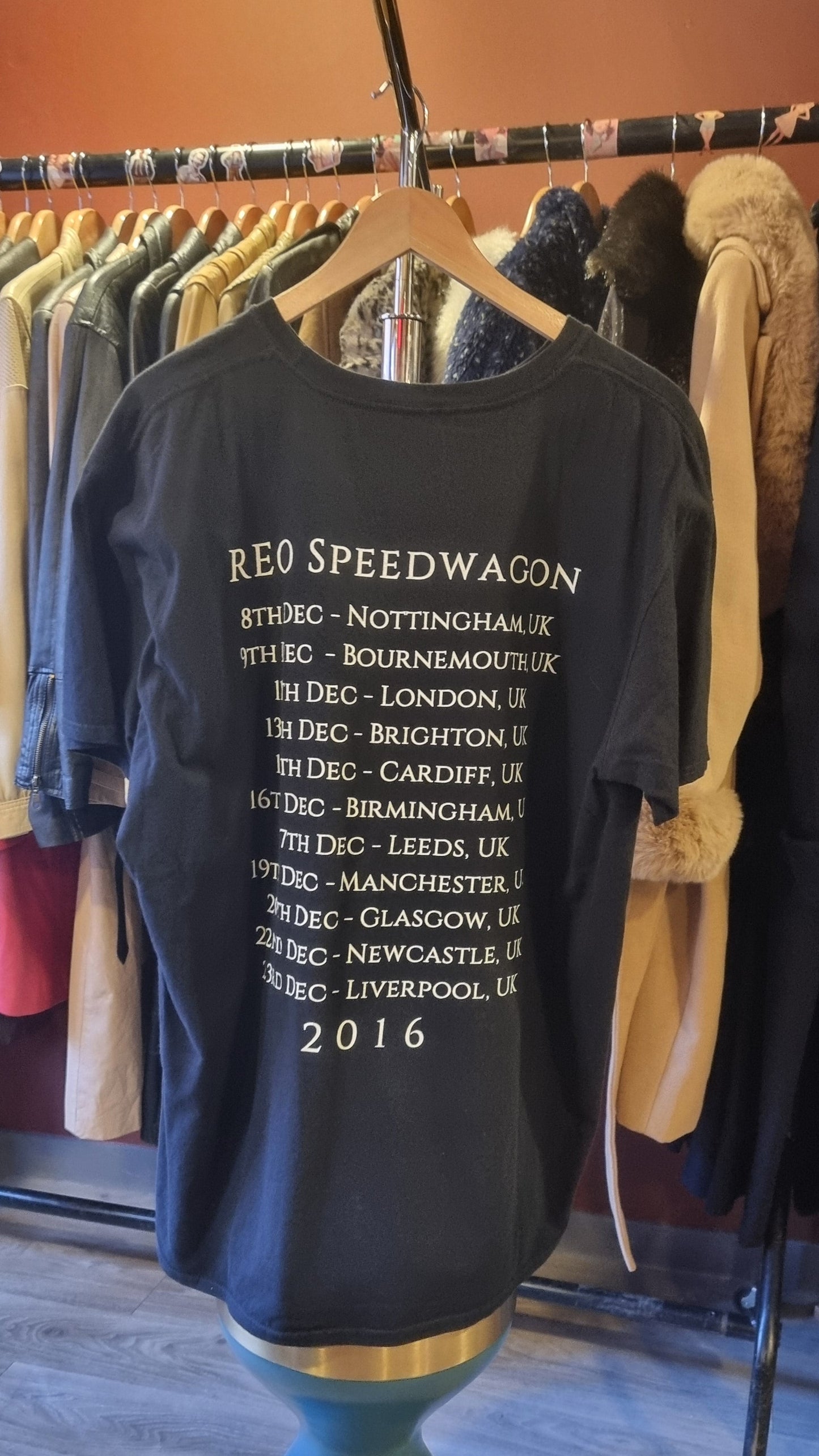 Reo Speedwagon UK Tour Tee