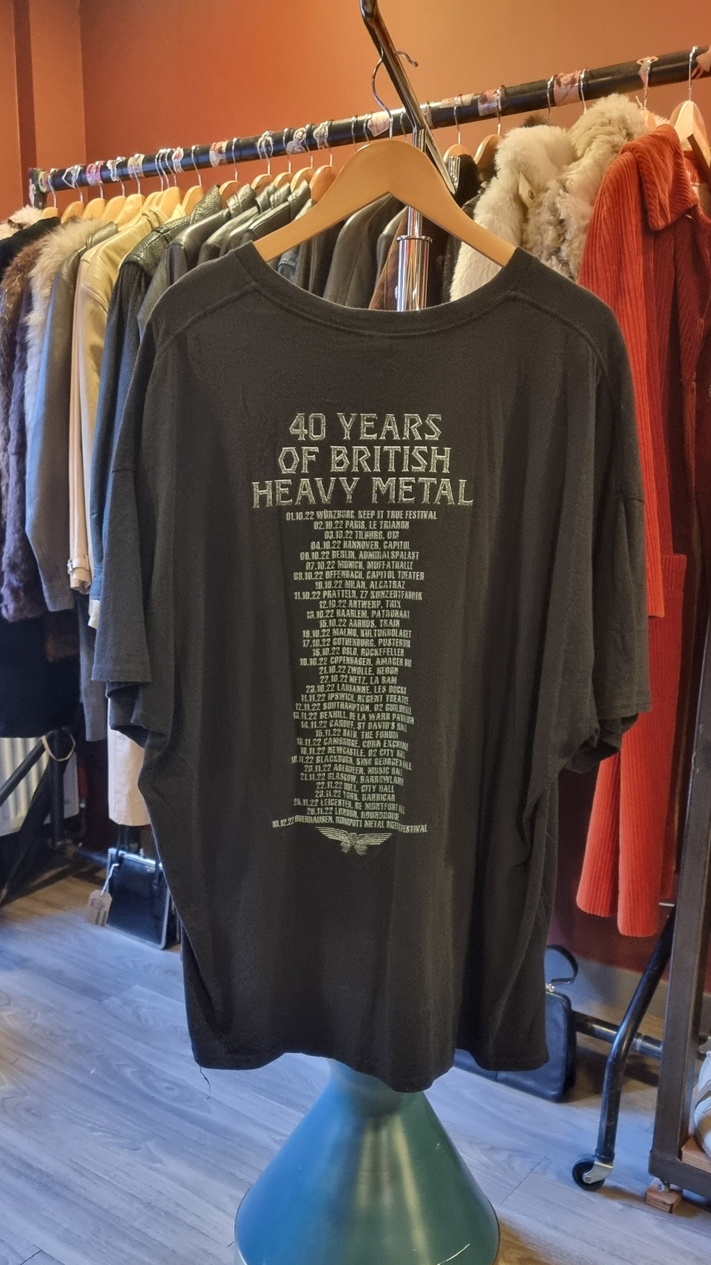 Saxon 40 Years Europe Tour Tee